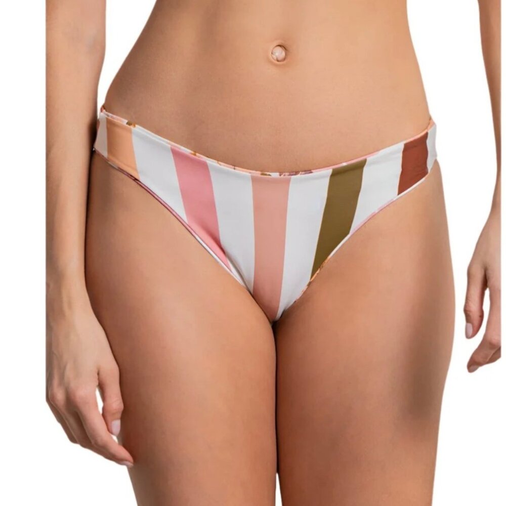Maaji Afrodita Sublimity Classic Reversible Bikini Bottom Floral Stripe XL‎ - Picture 2 of 8